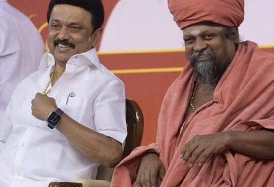 முதலமைச்சரின் பொது நிவாரண நிதிக்கு ஆதீனம் அறக்கட்டளை சார்பில் 5 இலட்சம் வழங்கினார்