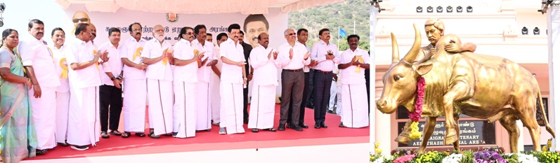 கலைஞர் நூற்றாண்டு ஏறுதழுவுதல் அரங்கத்தை திறந்து வைத்து ஆற்றிய விழாப் பேருரை
