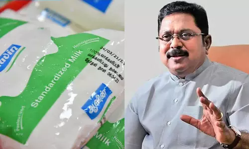 அளவு குறைவான ஆவின் பால் பாக்கெட்டுகள் விற்பனை! டிடிவி தினகரன்