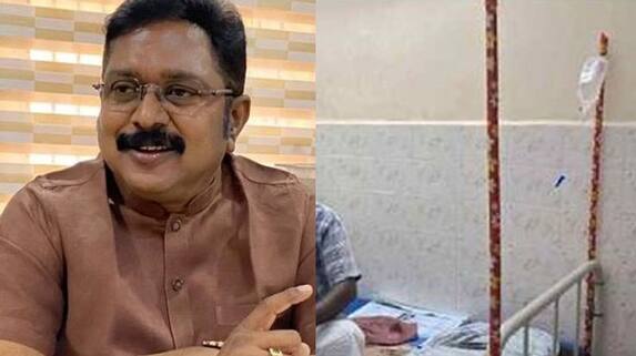 தரையை துடைக்க உதவும் மாப் குச்சியில் குளுக்கோஸ் ஸ்டாண்ட்! சுகாதாரத்துறையின் அவலநிலை