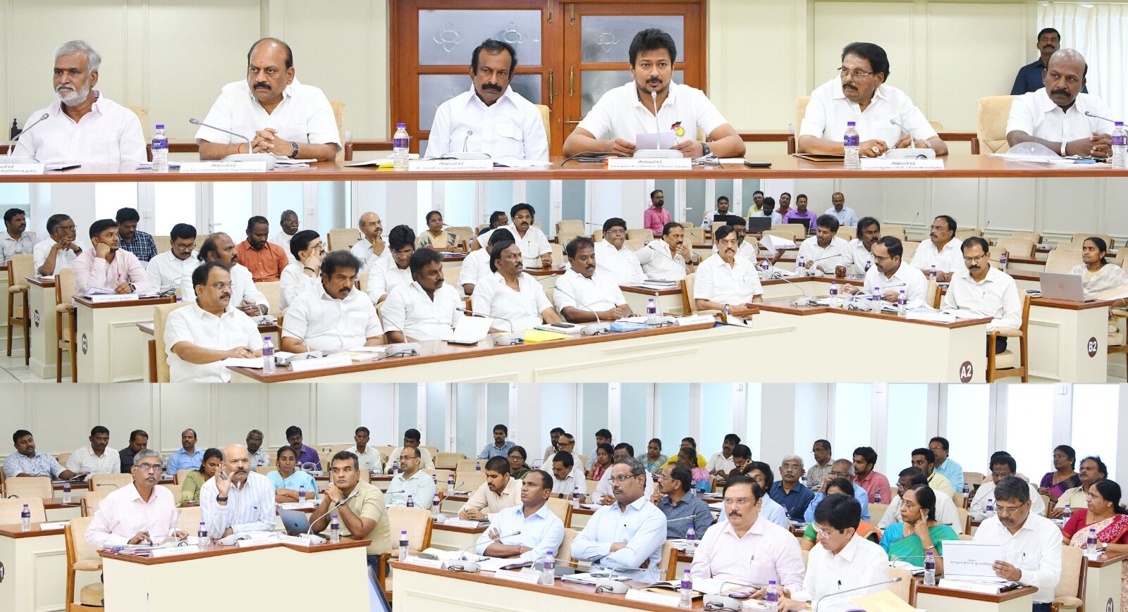 பெருநகர சென்னை மாநகராட்சி பகுதிகளில் உள்ள வீட்டுமனைப் பட்டாக்கள் வழங்குவது தொடர்பான ஆலோசனைக் கூட்டம்