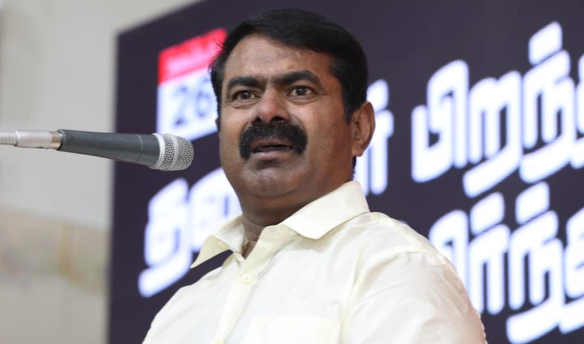 மாபெரும் மக்கள் போராட்டத்தை எதிர்கொள்ள நேரிடும் சீமான் எச்சரிக்கை