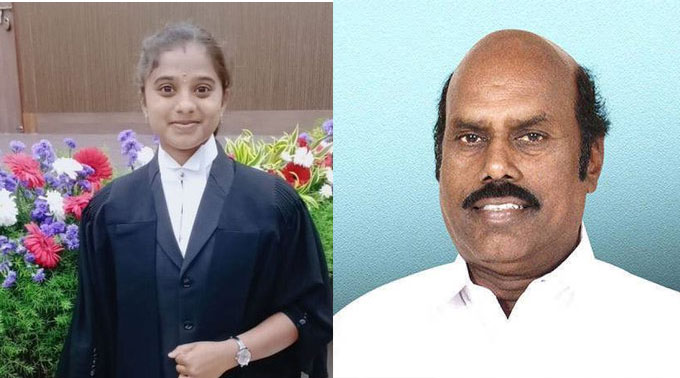 தமிழ்நாட்டின் முதல் பழங்குடியின சிவில் நீதிபதி ஸ்ரீபதிக்கு அமைச்சர் எ.வ.வேலு வாழ்த்து!
