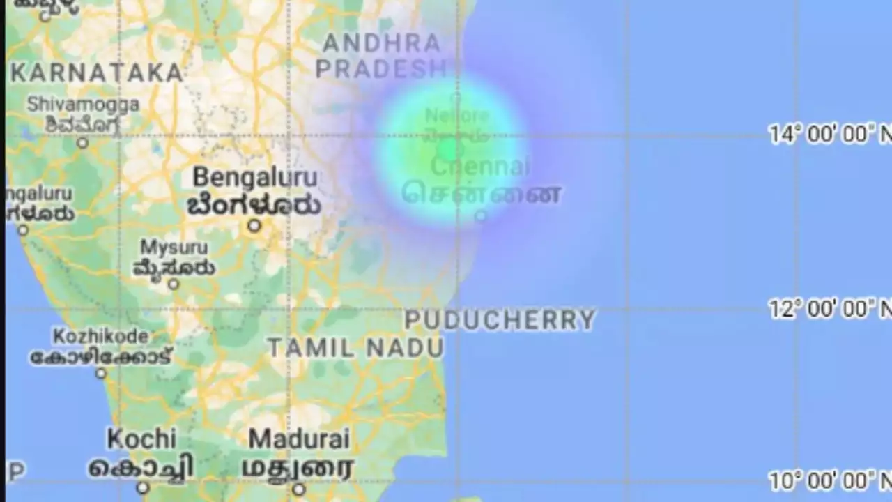 சென்னை அருகே லேசான நில அதிர்வு