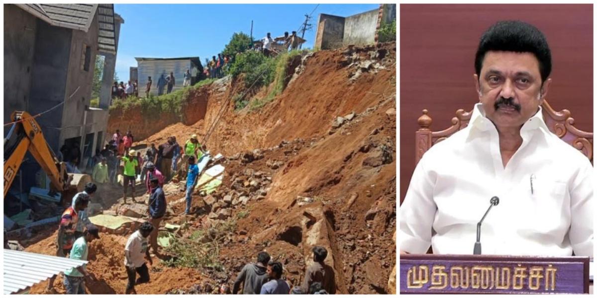 உதகையில் மண் சரிந்து உயிரிழந்தவர் குடும்பத்துக்கு ரூ.2 லட்சம் நிதியுதவி வழங்க முதலமைச்சர் மு.க.ஸ்டாலின் உத்தரவு