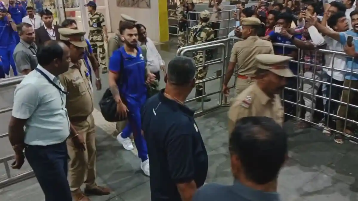 ராயல் சேலஞ்சர்ஸ் பெங்களூரு அணி சென்னை வருகை