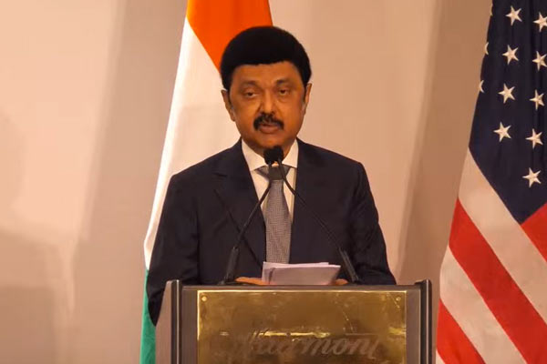 அமெரிக்காவில் நடைபெற்ற முதலீட்டாளர்கள் மாநாட்டில் முதல்வர் மு.க.ஸ்டாலின் உரை