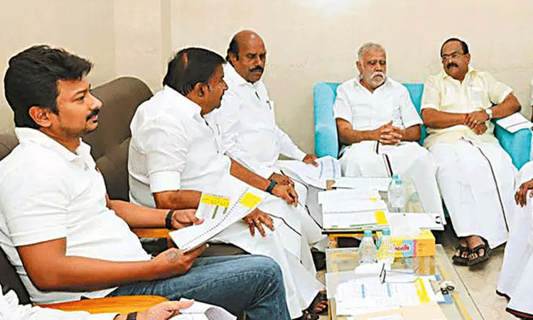 திமுக தேர்தல் ஒருங்கிணைப்பு குழு ஆலோசனை