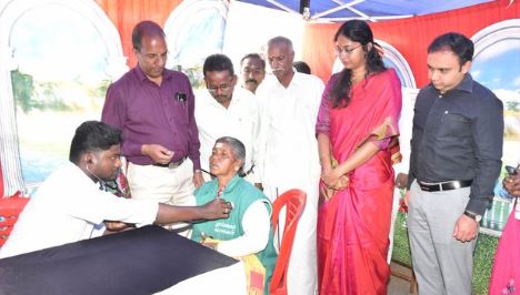 தூய்மை காவலர்களுக்கு மருத்துவ முகாம்