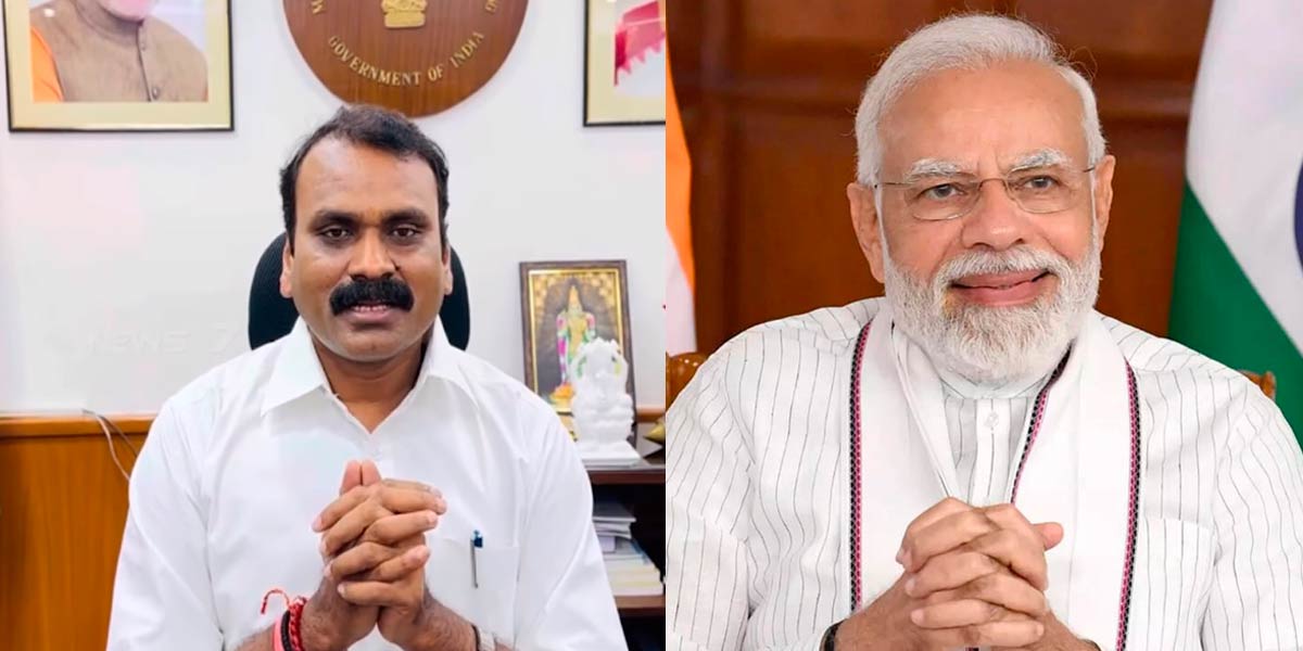 சிங்கப்பூரில் திருவள்ளுவர் கலாச்சார மையம் பிரதமர் மோடிக்கு எல்.முருகன் நன்றி