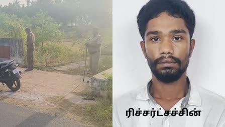 கொலைக் குற்றவாளியை சுட்டுப் பிடித்த போலீசார்: திண்டுக்கல்லில் பரபரப்பு